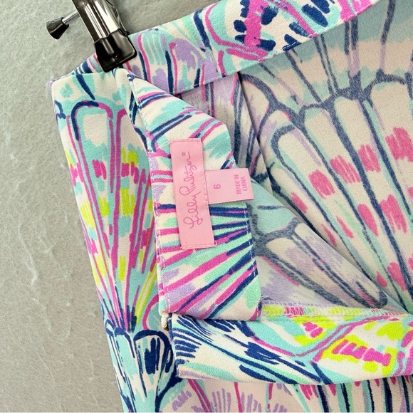 Lilly Pulitzer - women’s mini skirt Seashell Caden Scalloped hem multicolored 6 - Picture 6 of 6